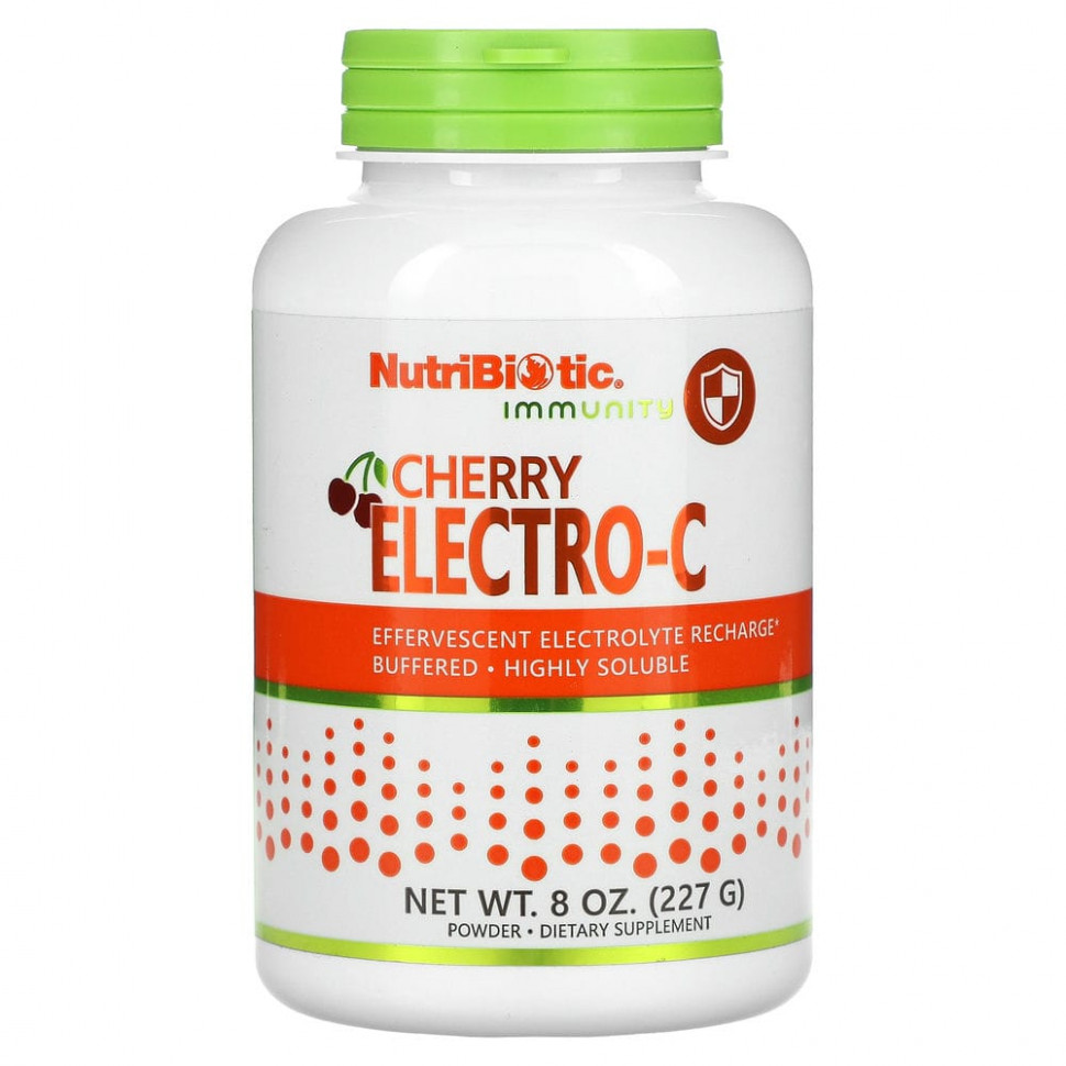 ������ ������ NutriBiotic, Immunity, Cherry Electro-C, �������, 227 � (8 �����)  IHerb (������) ����
