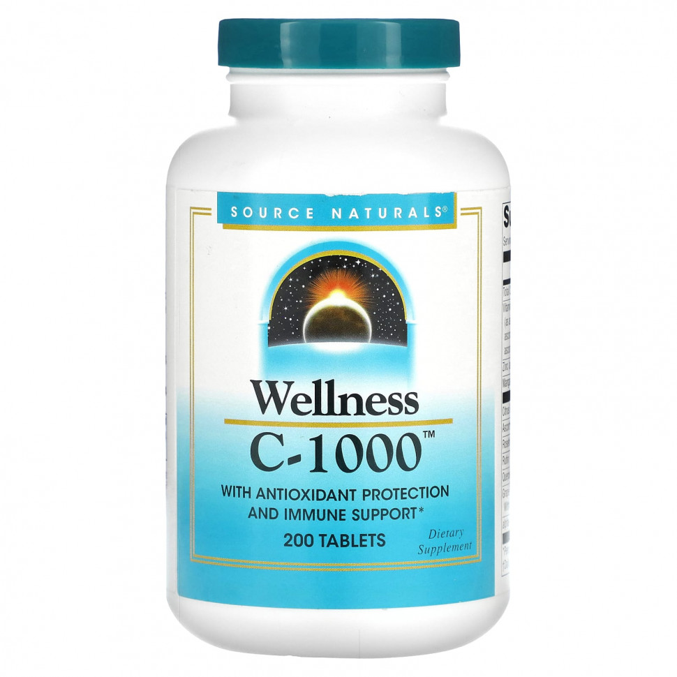 ������ ������ Source Naturals, Wellness, C-1000`` 200 ��������  IHerb (������) ����