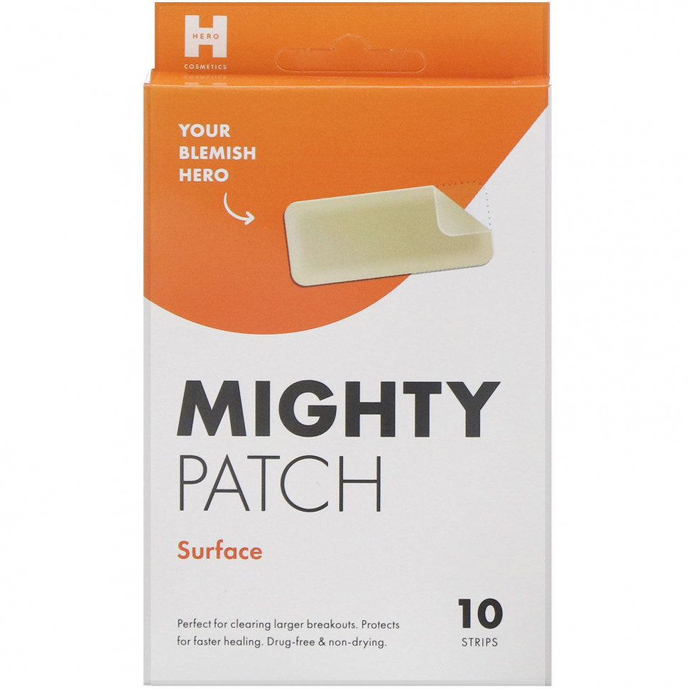 ������ ������ Hero Cosmetics, Mighty Patch, �������������, 10 ���������  IHerb (������) ����
