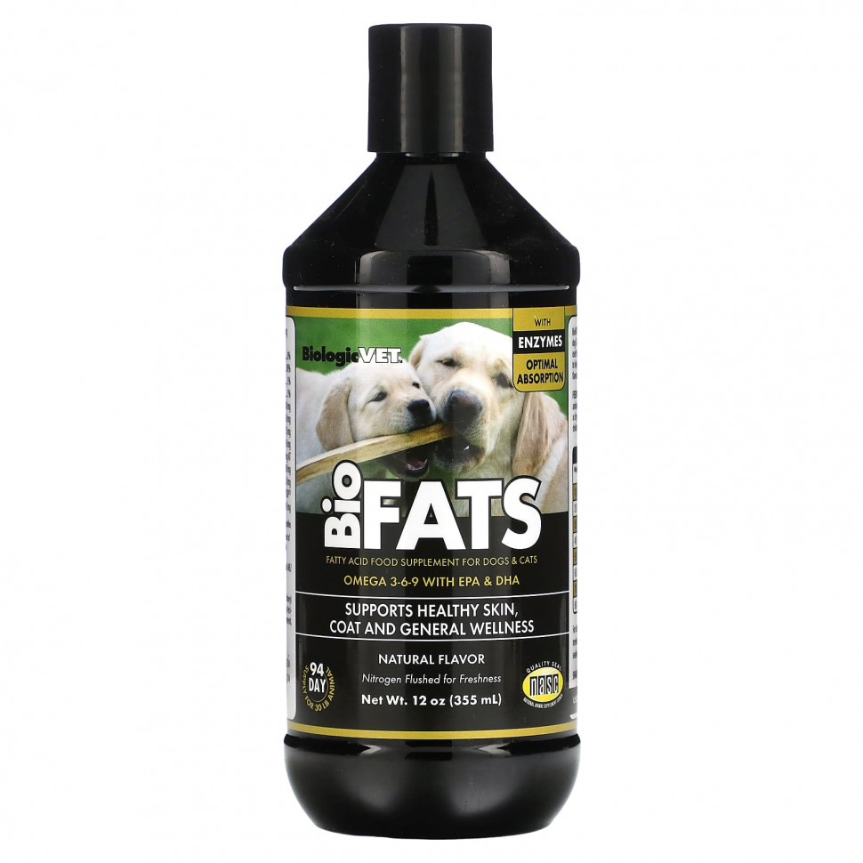 ������ ������ Flora, BiologicVet, �������, ��� ����� � �����, �����������, 355 �� (12 �����)  IHerb (������) ����