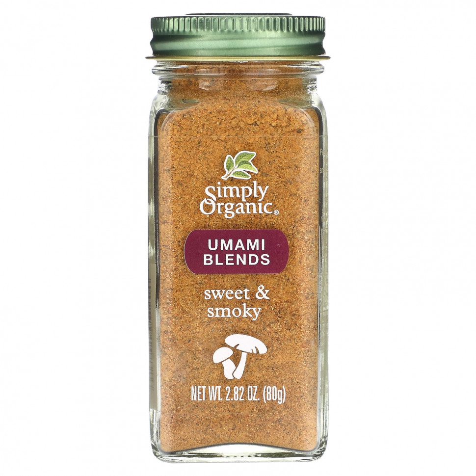  Simply Organic, Umami Blends, Sweet & Smoky, 80  (2,82 )    -     , -, 