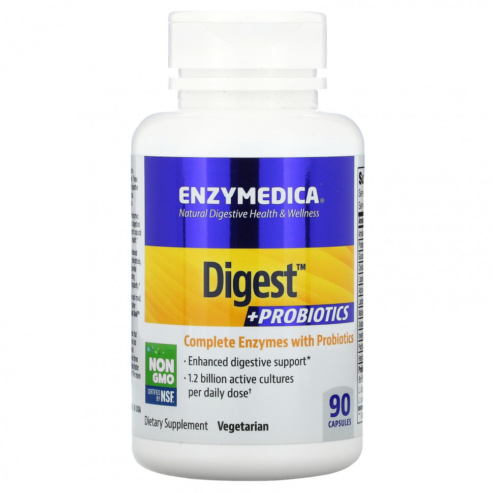  Enzymedica, Digest + , 90     -     , -, 