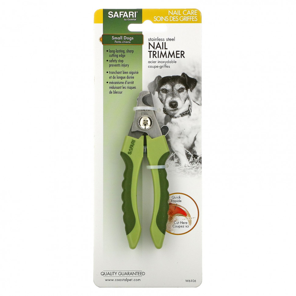 ������ ������ Safari, Stainless Steel Nail Trimmer, Small Dogs, W6106, 1 Tool  IHerb (������) ����
