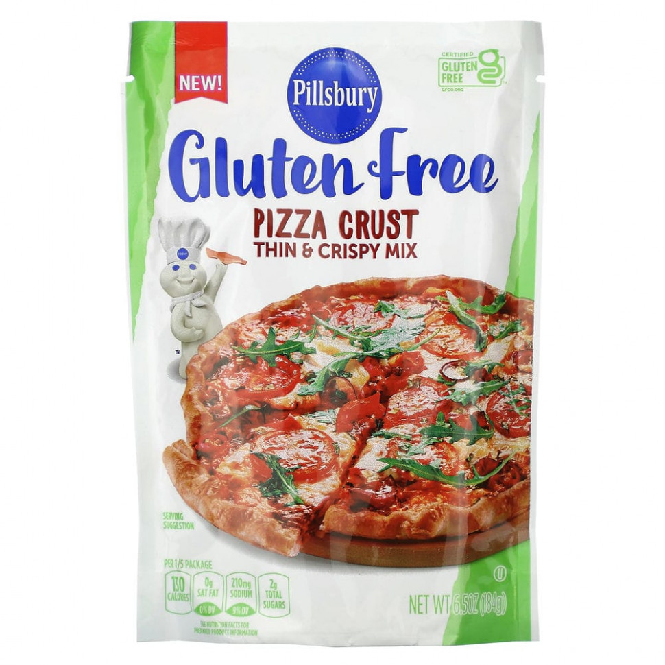������ ������ Pillsbury, Pizza Crust, ������ � ��������� �����, ��� �������, 184 � (6,5 �����)  IHerb (������) ����
