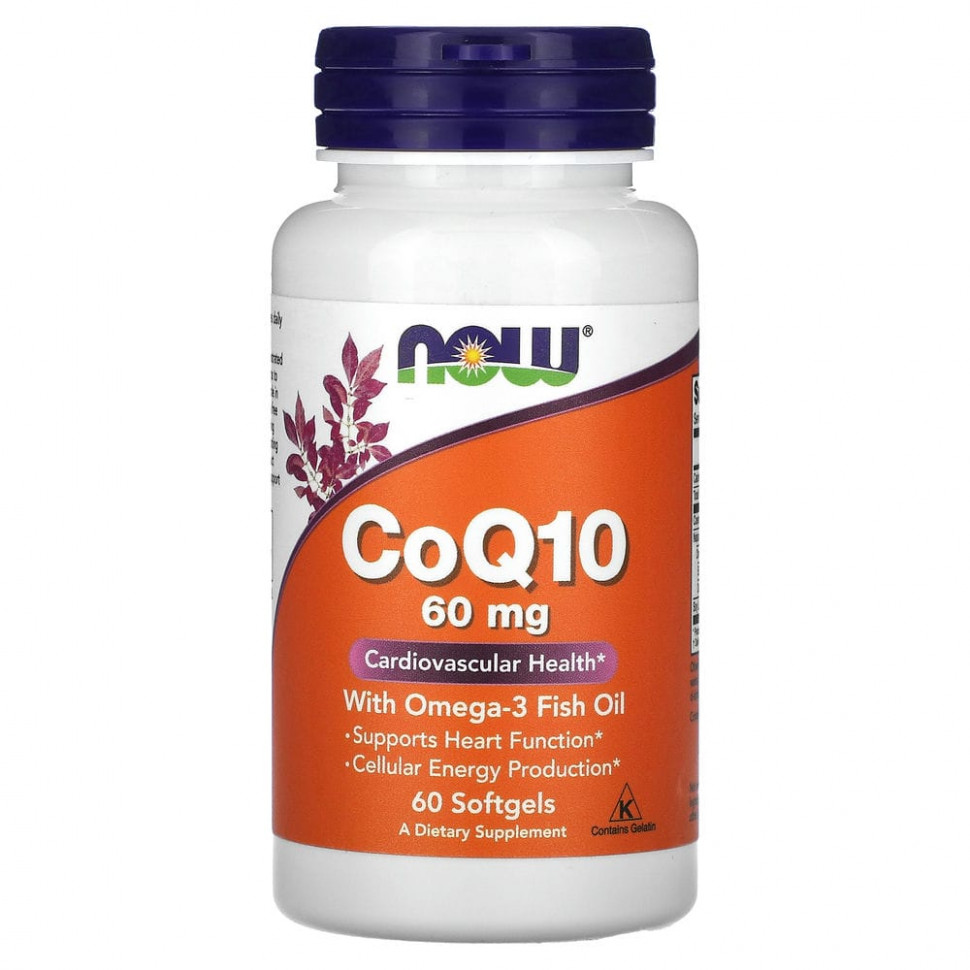  NOW Foods,  Q10, 60 , 60      -     , -, 