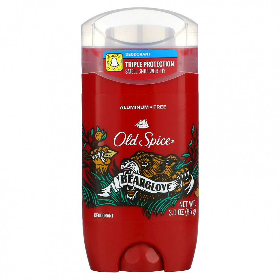 ������ ������ Old Spice, ����������, Bearglove, 85 � (3 �����)  IHerb (������) ����