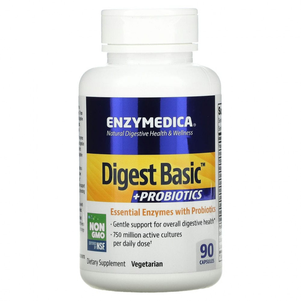  Enzymedica, Digest Basic  , 90     -     , -, 