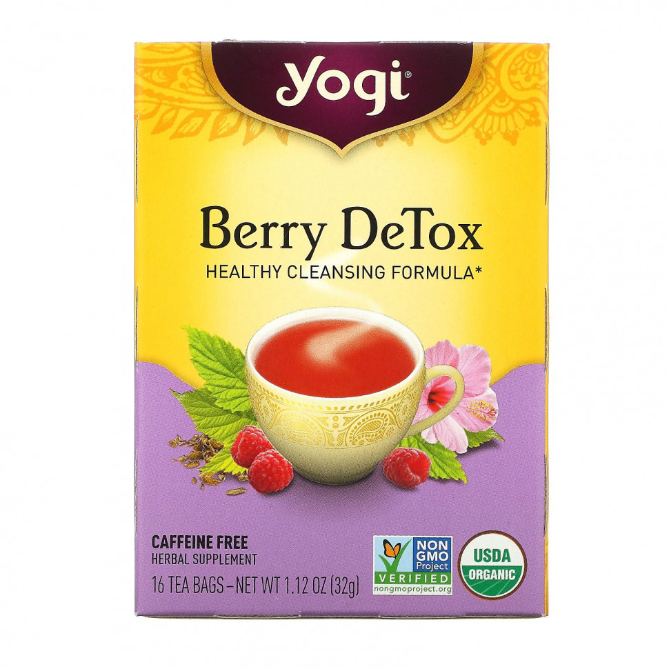  Yogi Tea, Berry DeTox,  ,  , 16  , 32  (1,12 )    -     , -, 