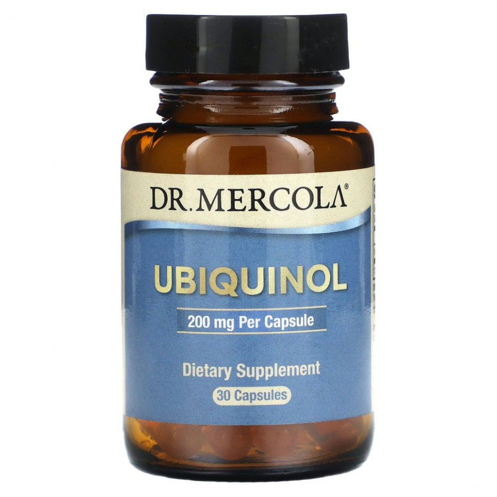  Dr. Mercola, Ubiquinol, 200 mg, 30 Capsules    -     , -, 