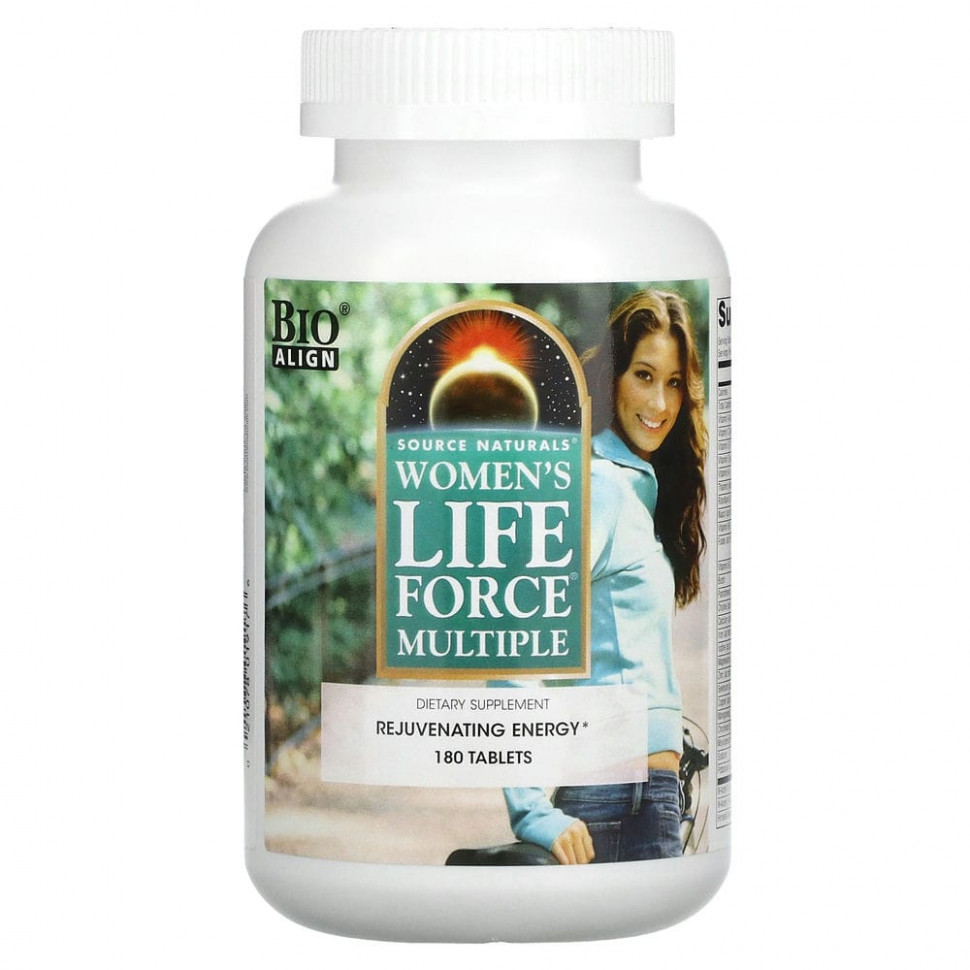  Source Naturals, Women's Life Force Multiple, 180     -     , -, 