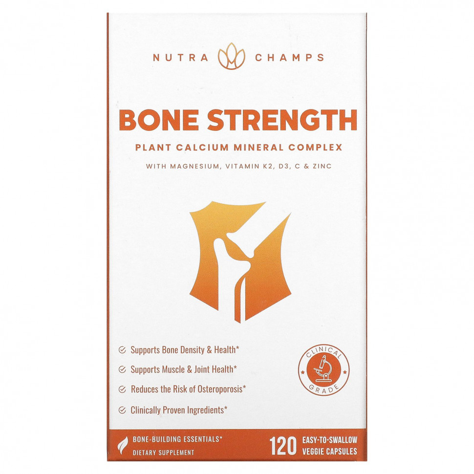 ������ ������ NutraChamps, Bone Strength, 120 ������������ ������, ������� ����� �������  IHerb (������) ����