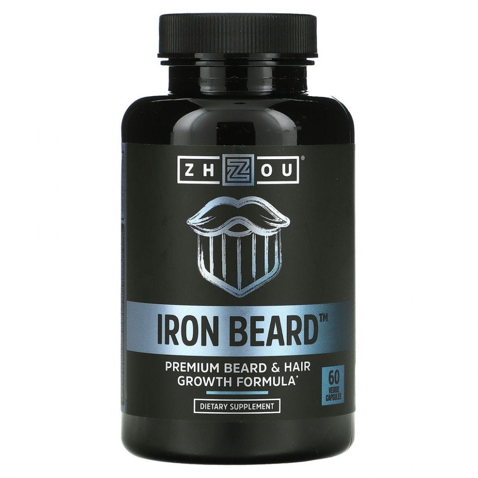 ������ ������ Zhou Nutrition, Iron Beard, 60 �������������� ������  IHerb (������) ����