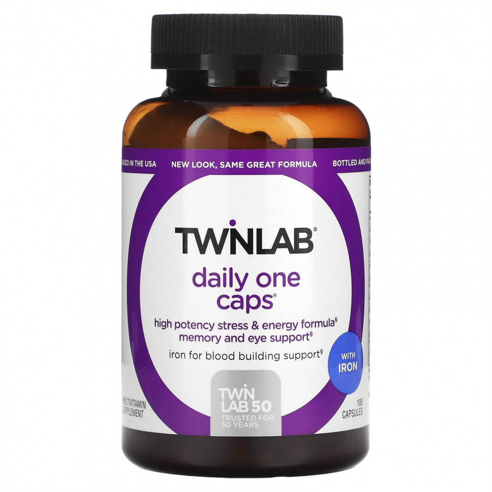 ������ ������ Twinlab, Daily One Caps, � �������, 180 ������  IHerb (������) ����