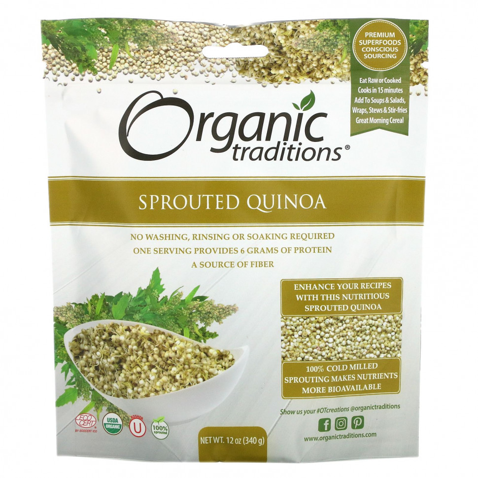 ������ ������ Organic Traditions, ��������� �����, 12 ����� (340 �)  IHerb (������) ����