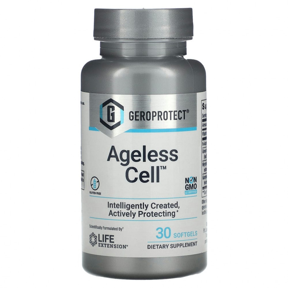 ������ ������ Life Extension, GEROPROTECT Ageless Cell, �������� ������ �������� ��������� �������, 30 ������  IHerb (������) ����