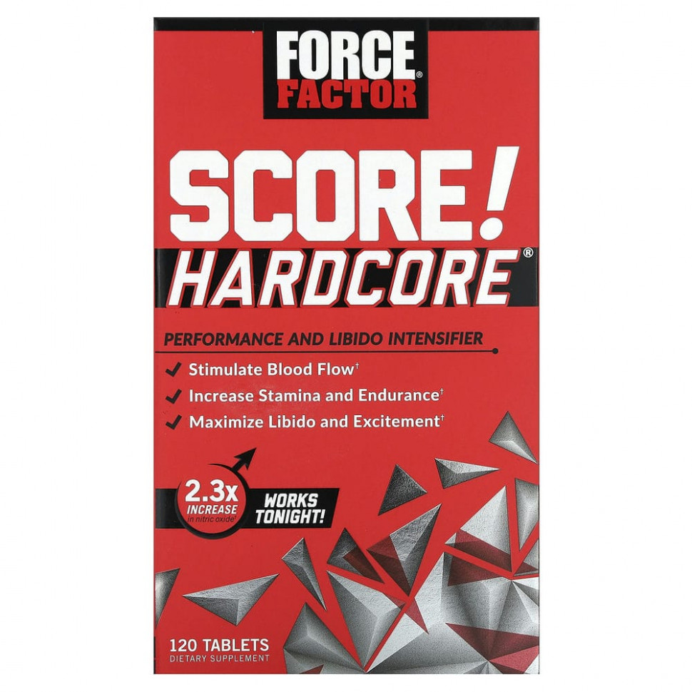  Force Factor, SCORE! Hardcore,      , 120     -     , -, 