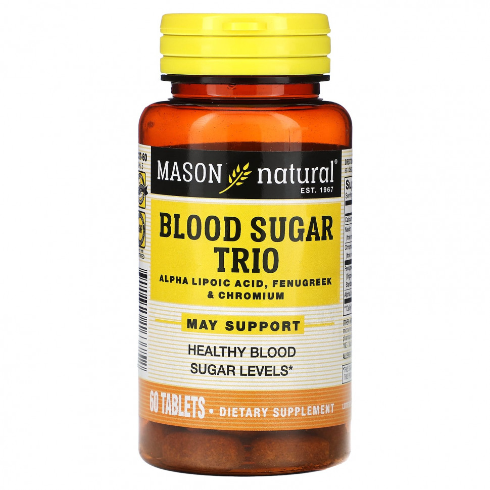  Mason Natural, Blood SugarTrio, 60     -     , -, 