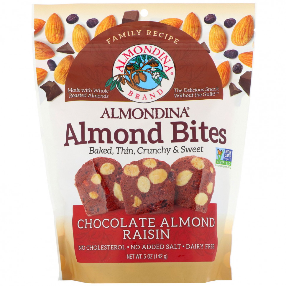   Almondina, Almond Bites, - , 142  (5 )  IHerb () 