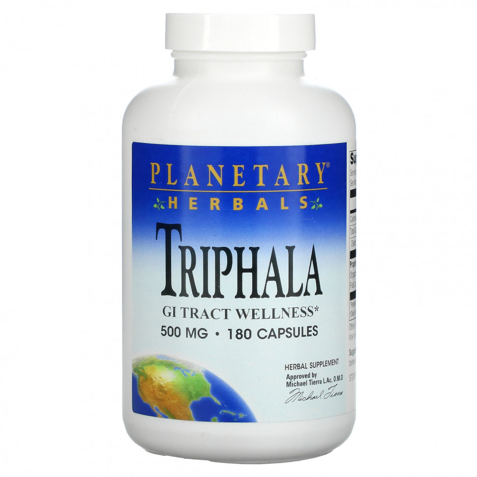 ������ ������ Planetary Herbals, Triphala, 500 ��, 180 ������  IHerb (������) ����