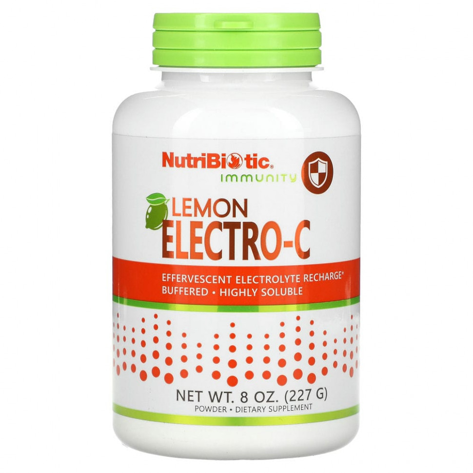 ������ ������ NutriBiotic, Immunity, Lemon Electro-C, 227 � (8 �����)  IHerb (������) ����