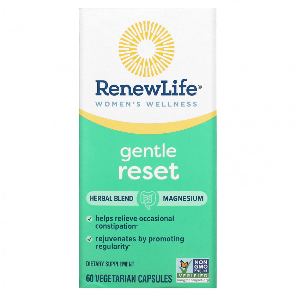  Renew Life, Women's Wellness, Gentle Reset , 60 Vegetarian Capsules    -     , -, 