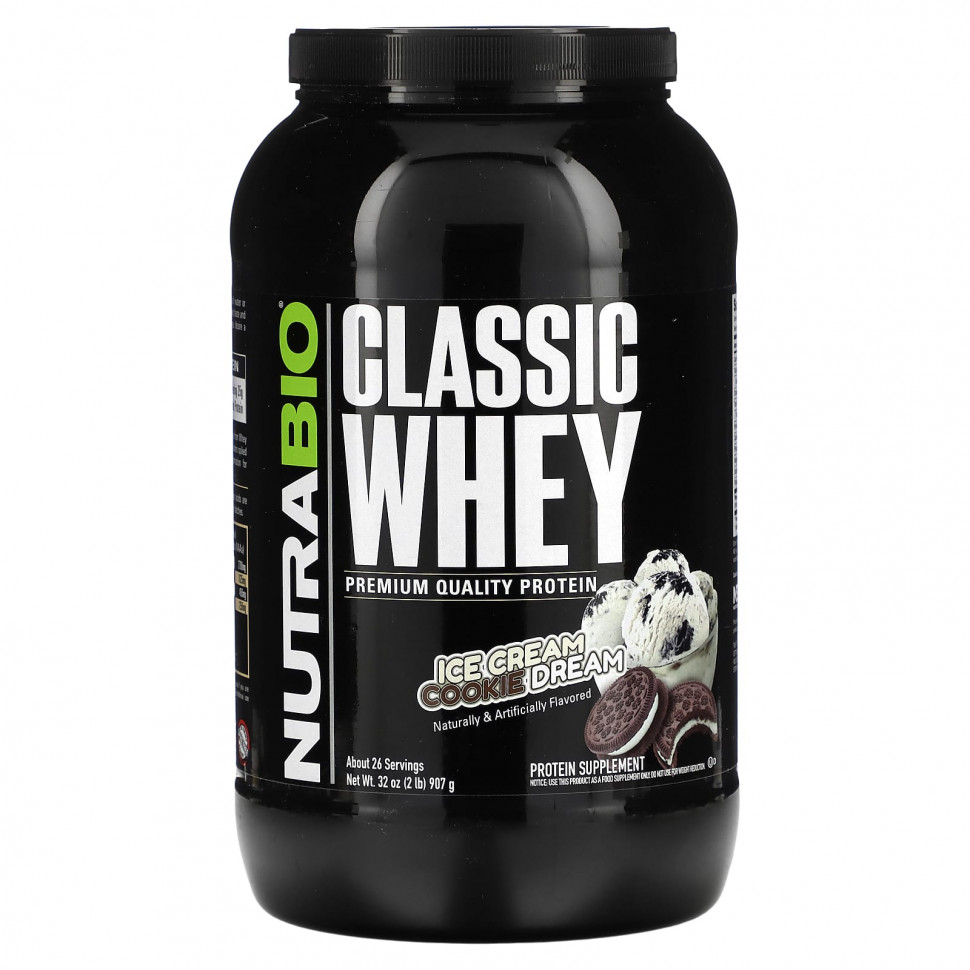  Nutrabio Labs, Classic Whey Protein,   , 907  (2 )    -     , -, 