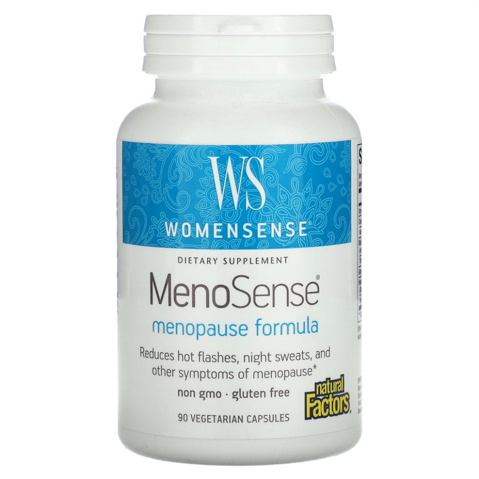  Natural Factors, WomenSense, MenoSense,      , 90      -     , -, 