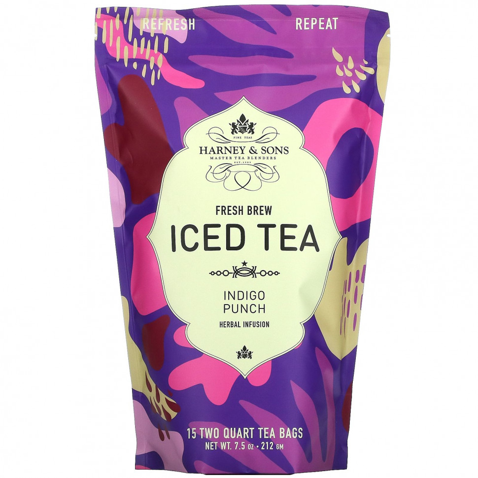 ������ ������ Harney & Sons, Fresh Brew Iced Tea, ������-����, 15 ������ ���������, 212 � (7,5 �����)  IHerb (������) ����