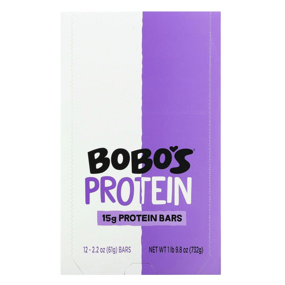  Bobo's Oat Bars, Protein Bars,     , 12 , 61  (2,2 )    -     , -, 