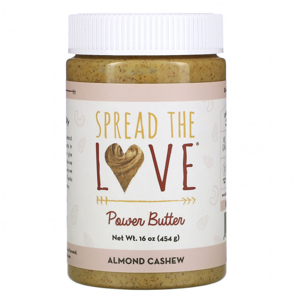 ������ ������ Spread The Love, Power Butter, ���������� ����� � �����, 454 � (16 �����)  IHerb (������) ����