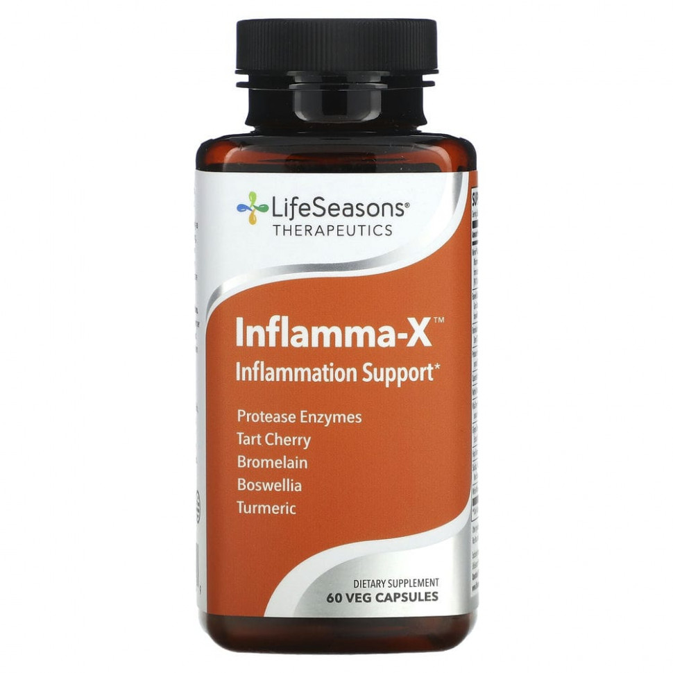 ������ ������ LifeSeasons, Inflamma-X, ��������� ��� �����������, 60 �������������� ������  IHerb (������) ����