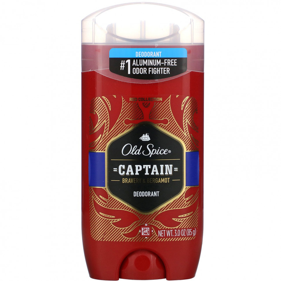 ������ ������ Old Spice, ����������, Captain, ��������� � ��������, 85 � (3 �����)  IHerb (������) ����