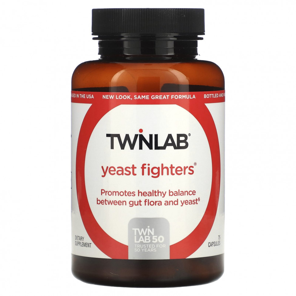  Twinlab, Yeast Fighters, 75     -     , -, 