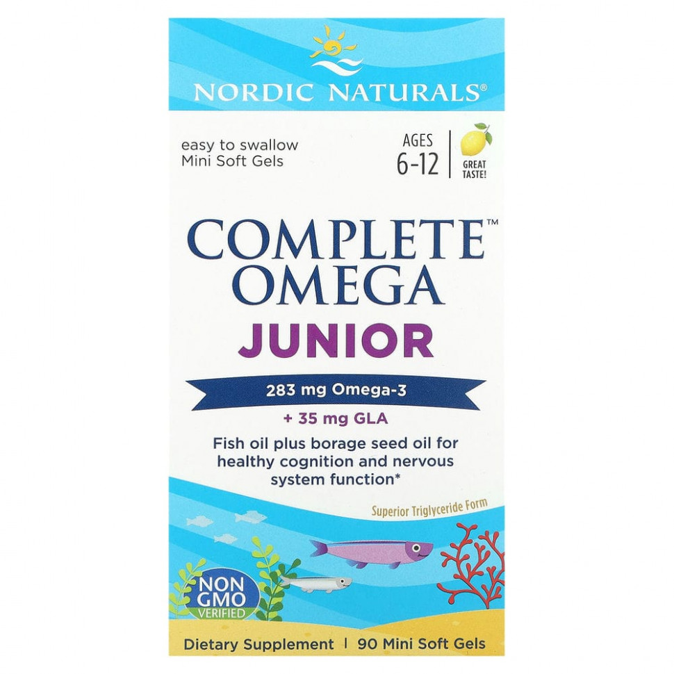  Nordic Naturals, Complete Omega,    6  12 ,   , 283 , 90 -    -     , -, 