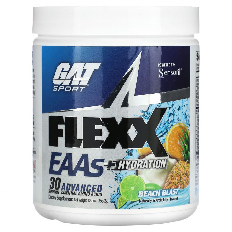 ������ ������ GAT, Flexx EAA + Hydration, Beach Blast, 355,2 � (12,5 �����)  IHerb (������) ����
