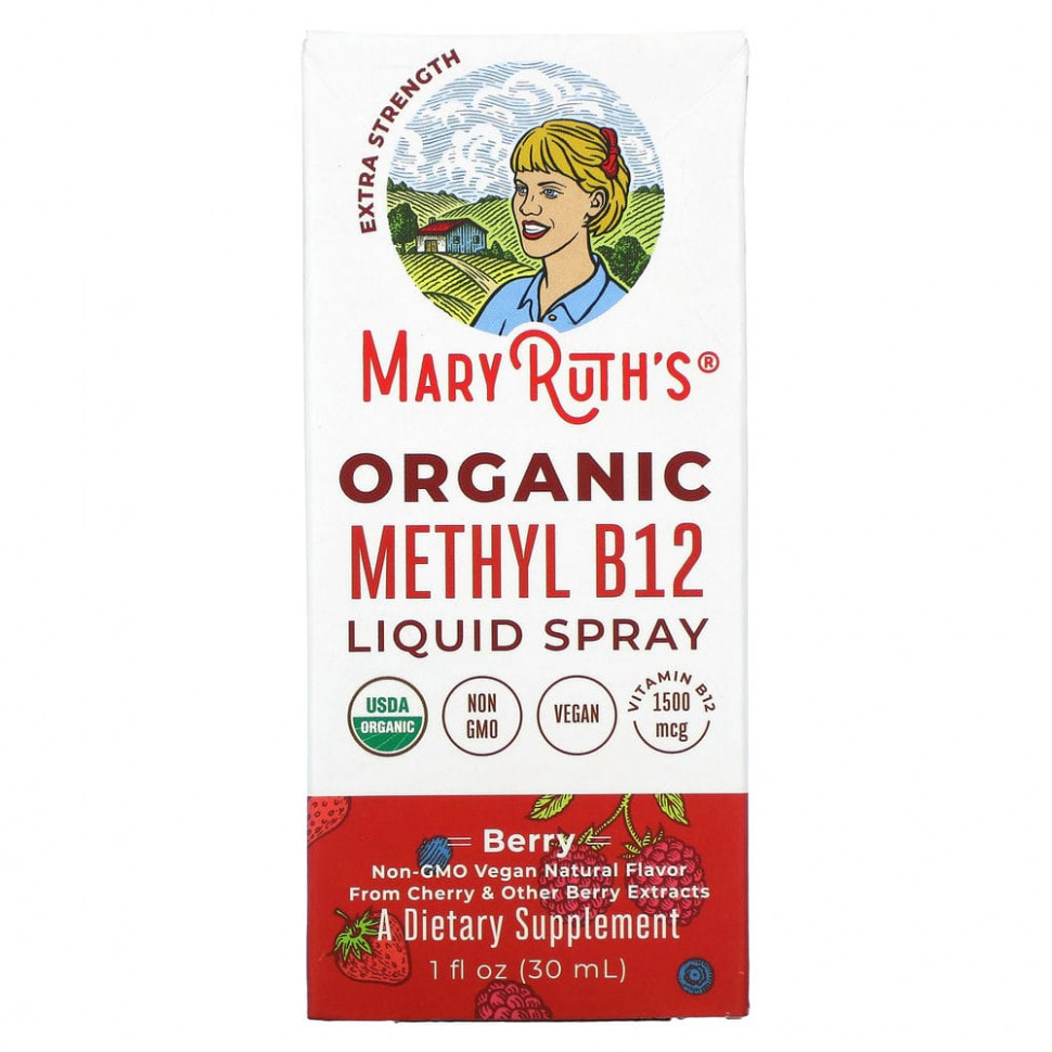  MaryRuth Organics, Organic Methly B12,  ,   , , 30  (1 . )    -     , -, 