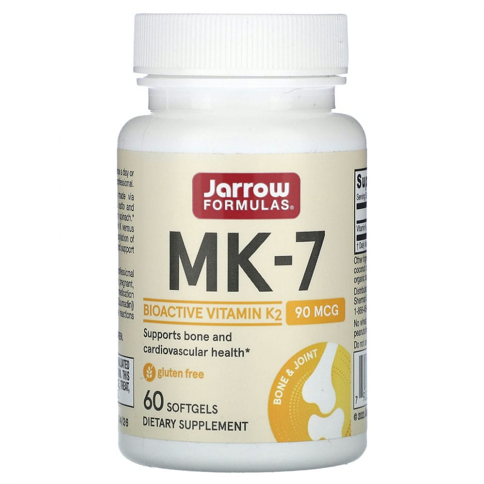  Jarrow Formulas, MK-7, 90 , 60     -     , -, 