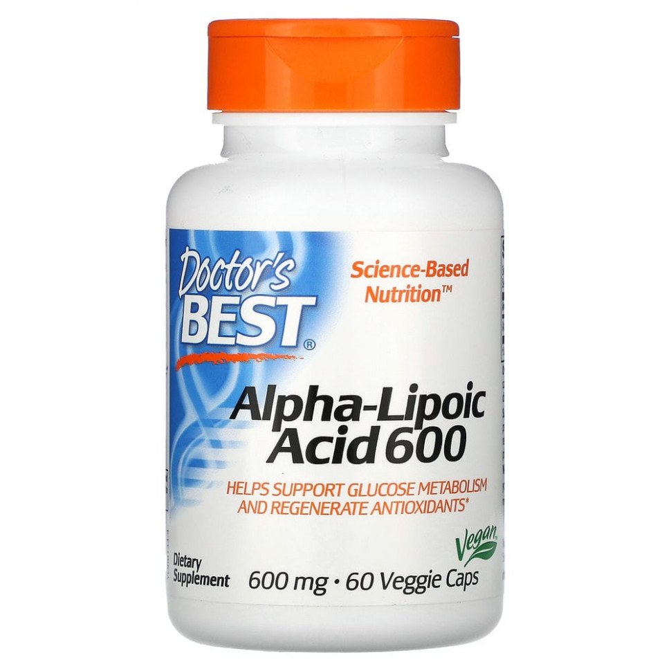 ������ ������ Doctor's Best, �����-�������� �������, 600 ��, 60 �������������� ������  IHerb (������) ����