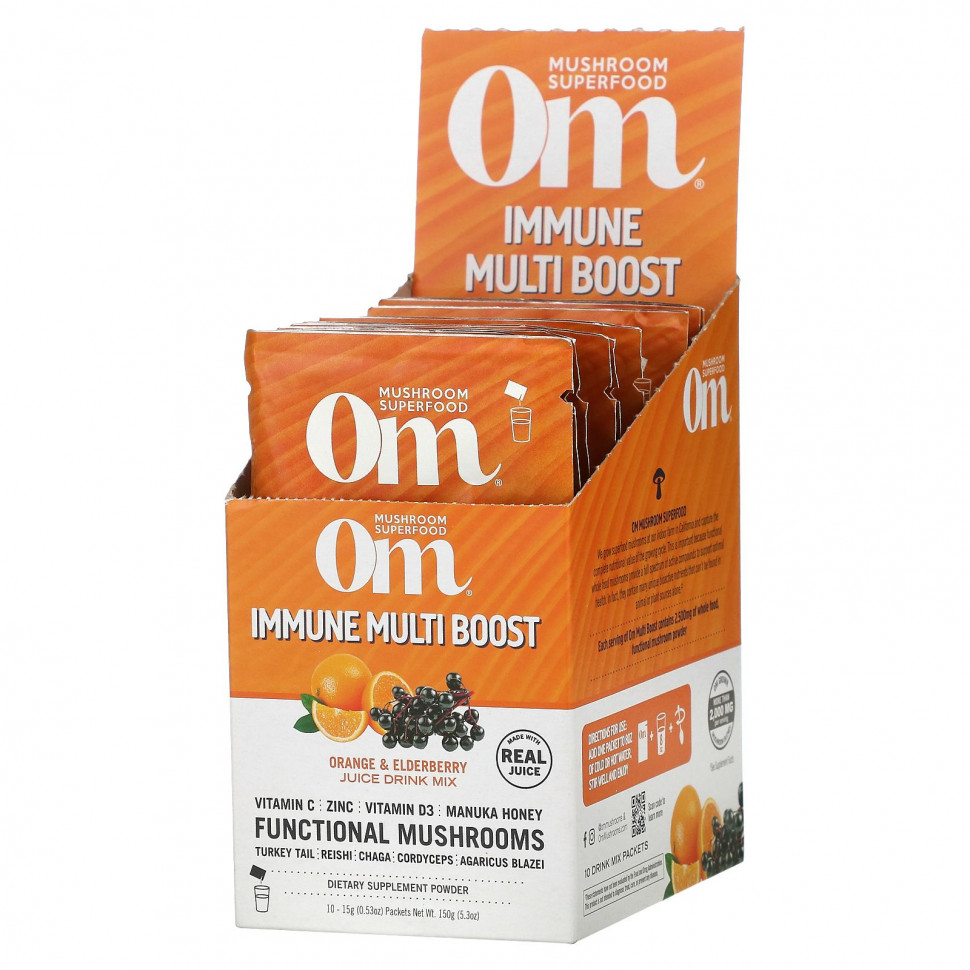  Om Mushrooms, Immune Multi Boost,         , 10   15  (0,53 )    -     , -, 