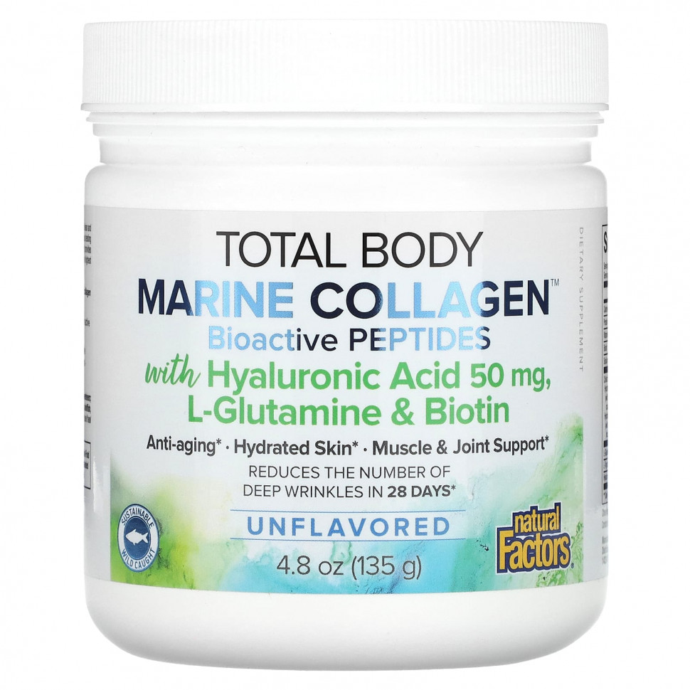   Natural Factors, Total Body Marine Collagen,  ,  , 135  (4,8 )  IHerb () 