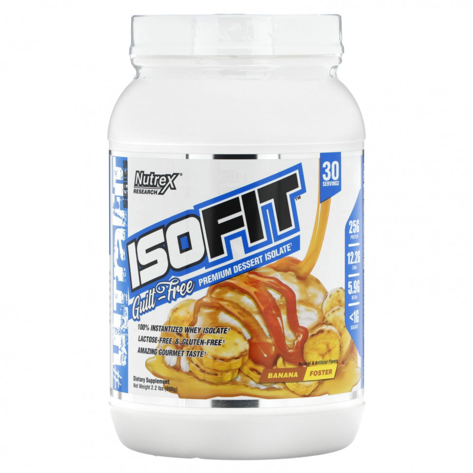 ������ ������ Nutrex Research, Isofit, Banana Foster, 990 � (2,2 �����)  IHerb (������) ����