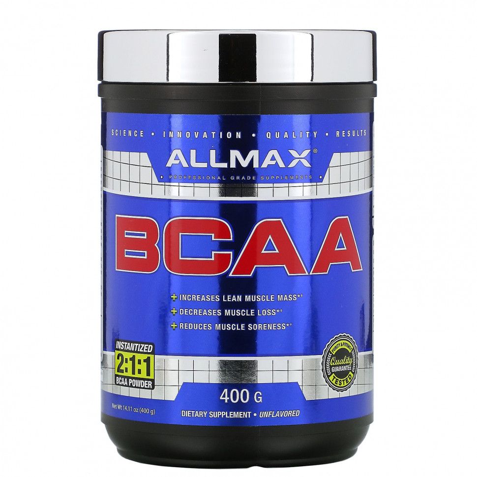  ALLMAX Nutrition, BCAA,  ,  2:1:1,  , 400     -     , -, 