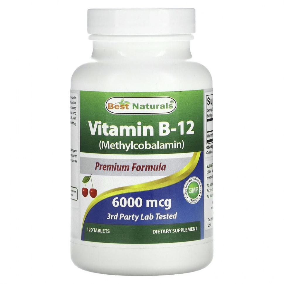  Best Naturals,  B12 (), 6000 , 120     -     , -, 