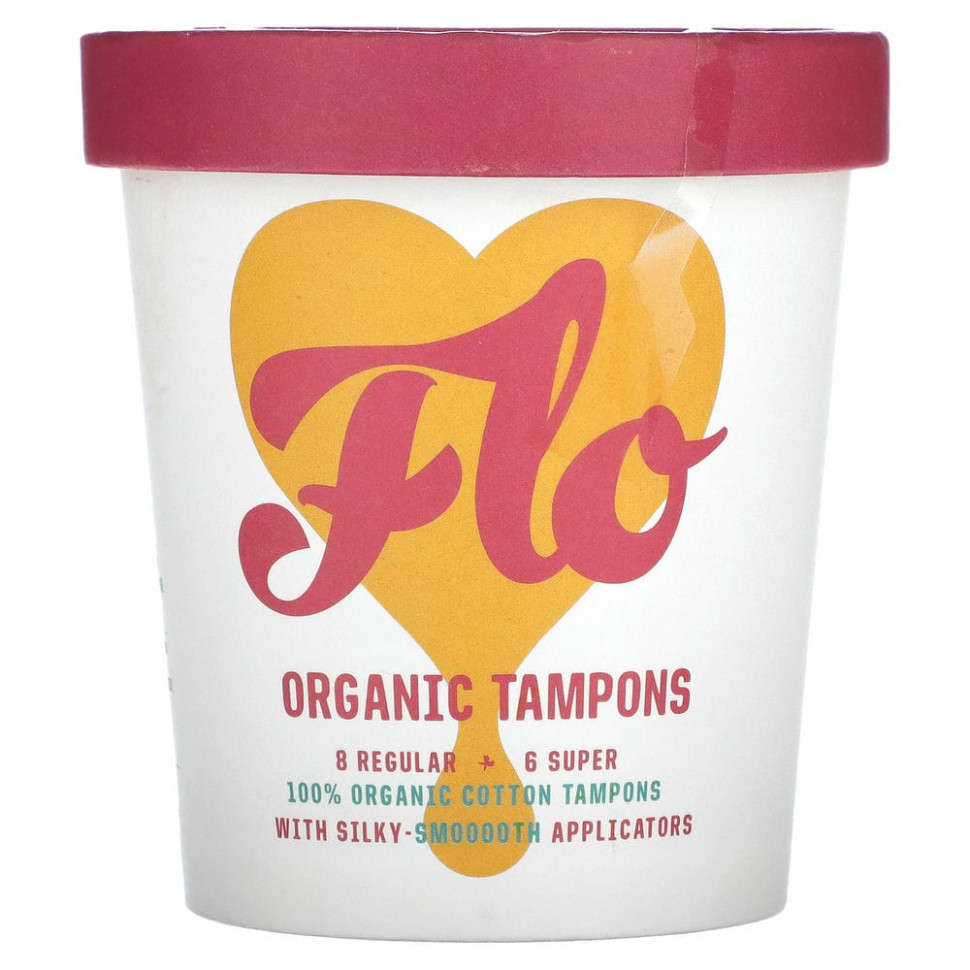 ������ ������ Here We Flo, ������������ �������, ������� + �����, 14 ��������  IHerb (������) ����