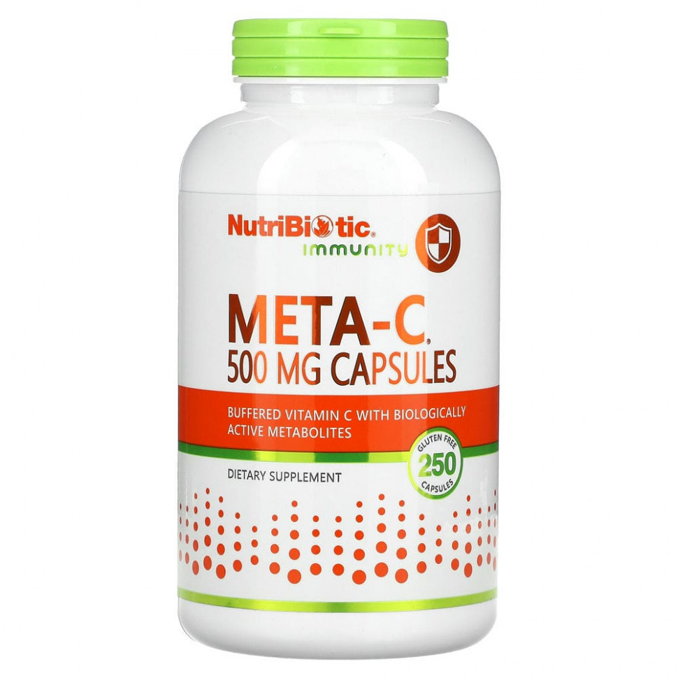 ������ ������ NutriBiotic, Immunity, Meta-C, 500 ��, 250 ������ ��� �������  IHerb (������) ����