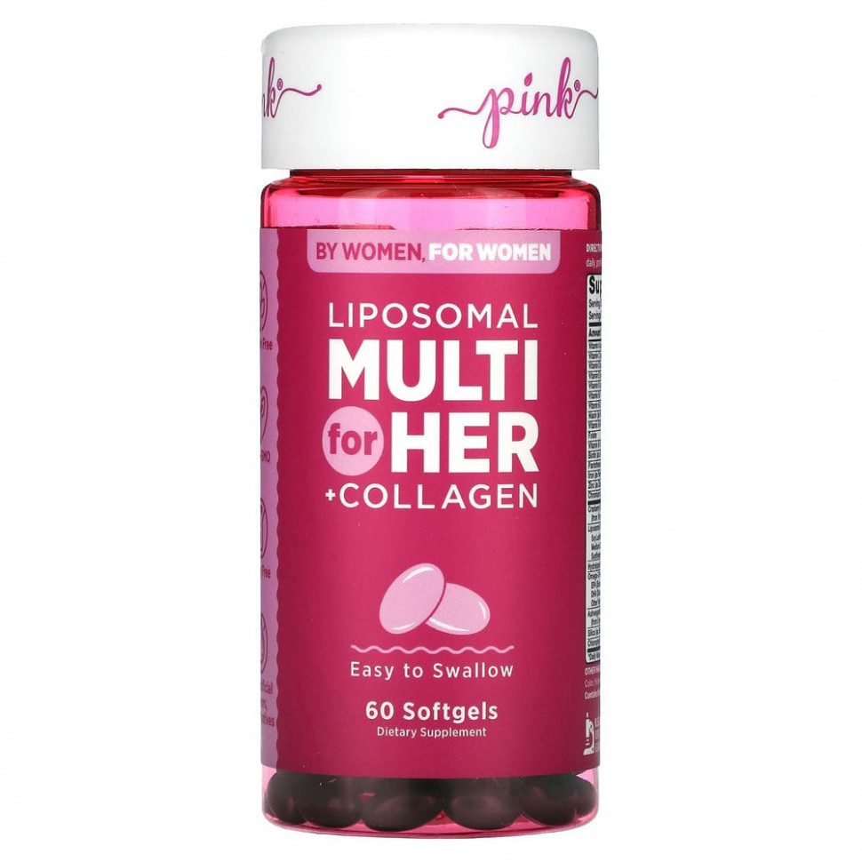  Pink, Liposomal Multi For Her + Collagen, 60      -     , -, 