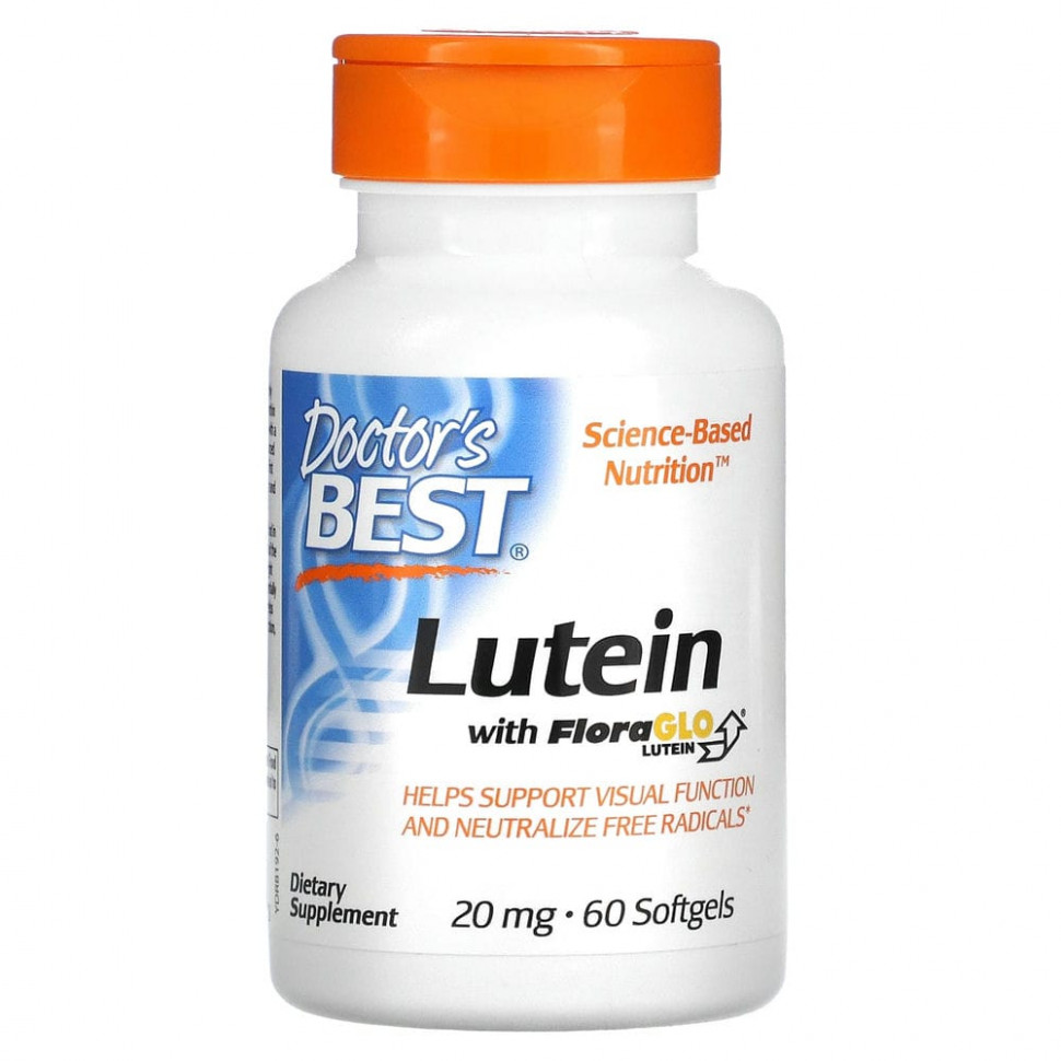 ������ ������ Doctor's Best, ������ � FloraGlo Lutein, 20 ��, 60 ������ ��������  IHerb (������) ����