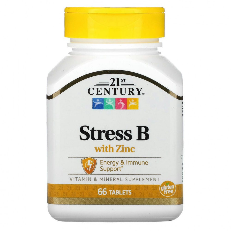 ������ ������ 21st Century, Stress B, � ������, 66 ��������  IHerb (������) ����