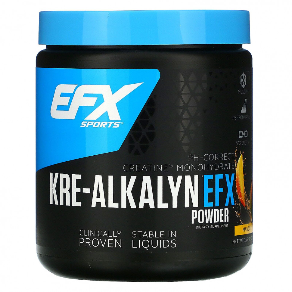 ������ ������ EFX Sports, Kre-Alkalyn EFX � �������, �����, 220 � (7,76 �����)  IHerb (������) ����