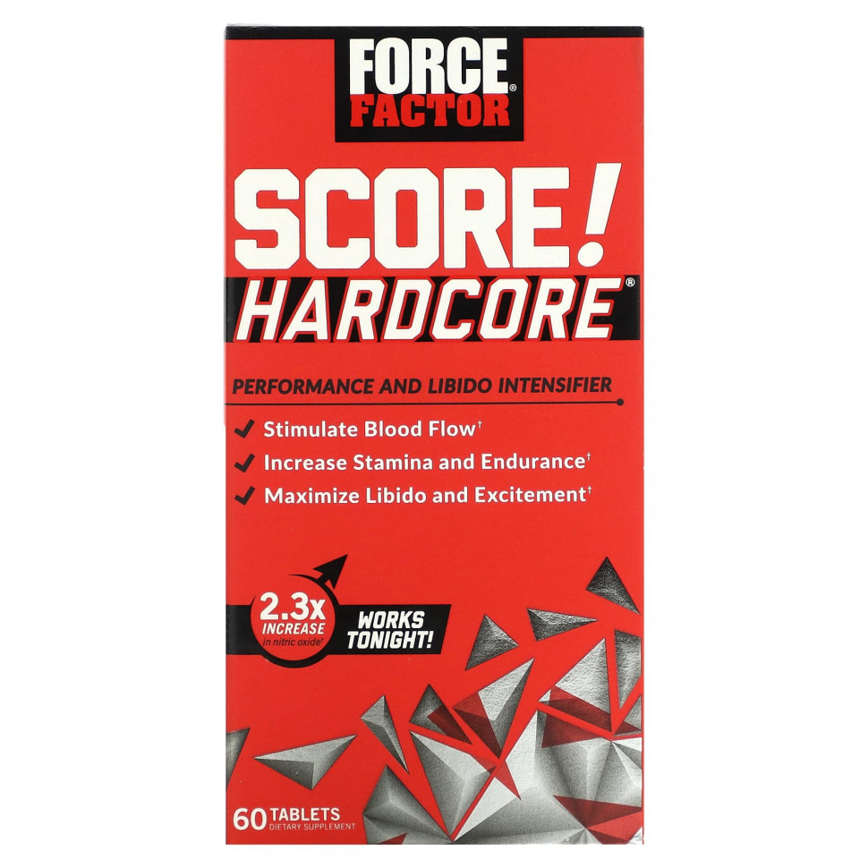  Force Factor, Score! Hardcore`` 60     -     , -, 